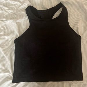 Ebb to Street tank cropped in black size 8